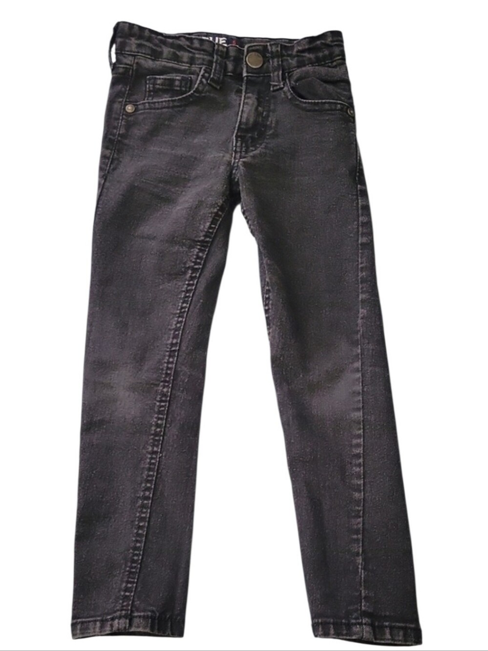 True Indigo Boys Size 5 Black Slim Jeans